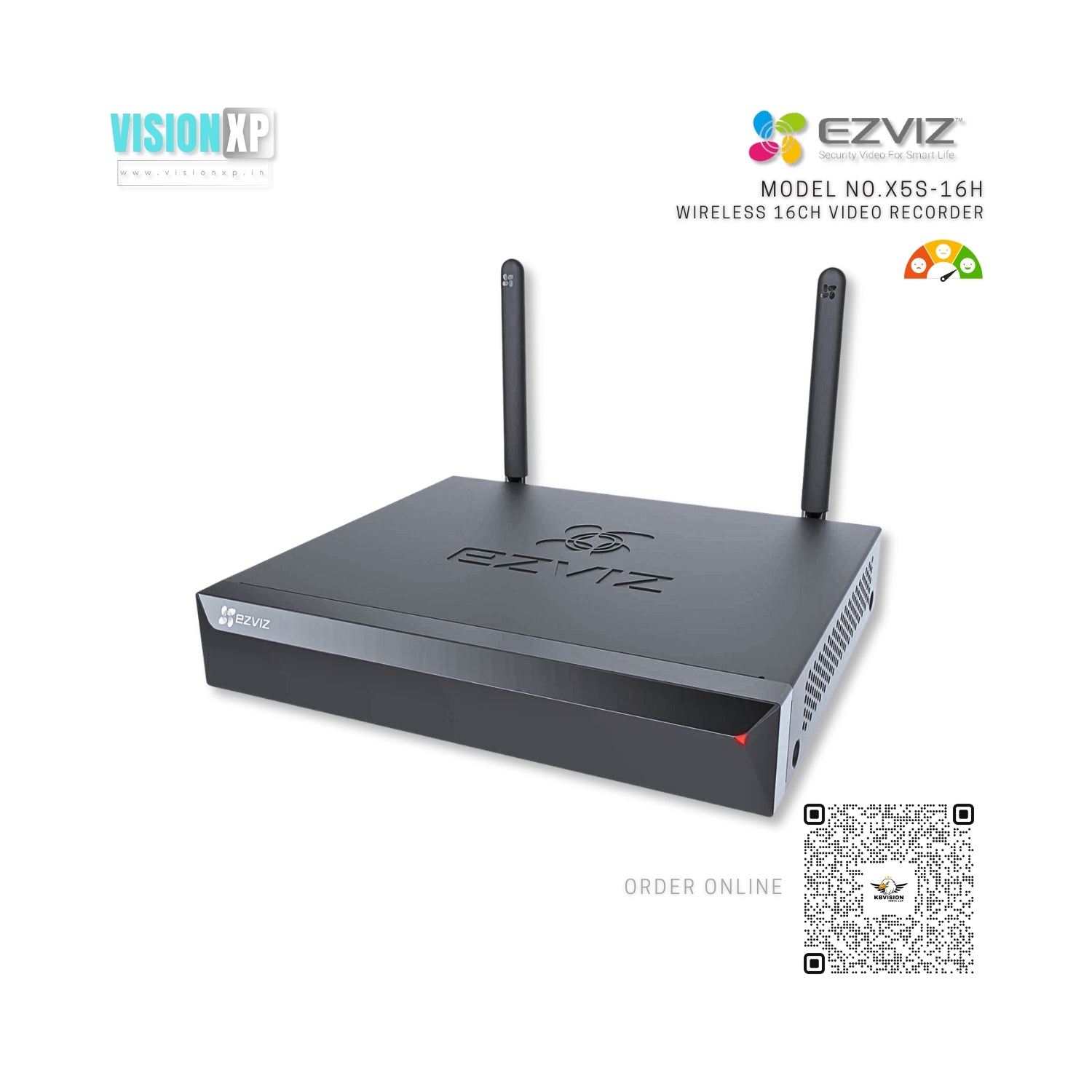 Ezviz X5S-16H WiFi Wireless Network Video Recorder NVR Ezviz X5S-16H WiFi Wireless Network Video Recorder NVR